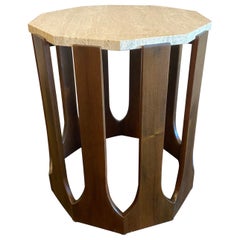 Harvey Probber Travertine Occasional Table