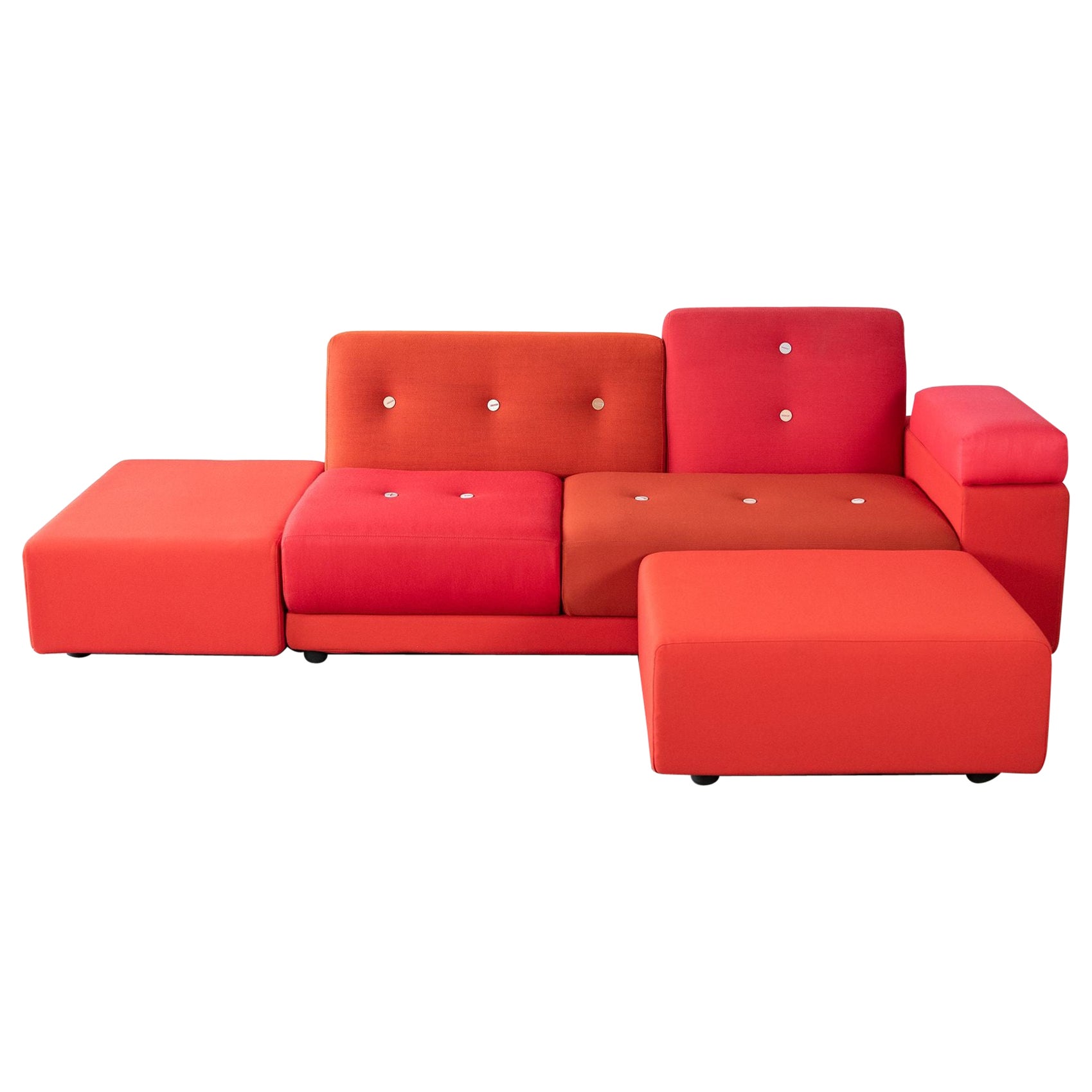 Hella Jongerius Polder Sofa for Vitra Sleek Contemporary Designer Style For  Sale at 1stDibs