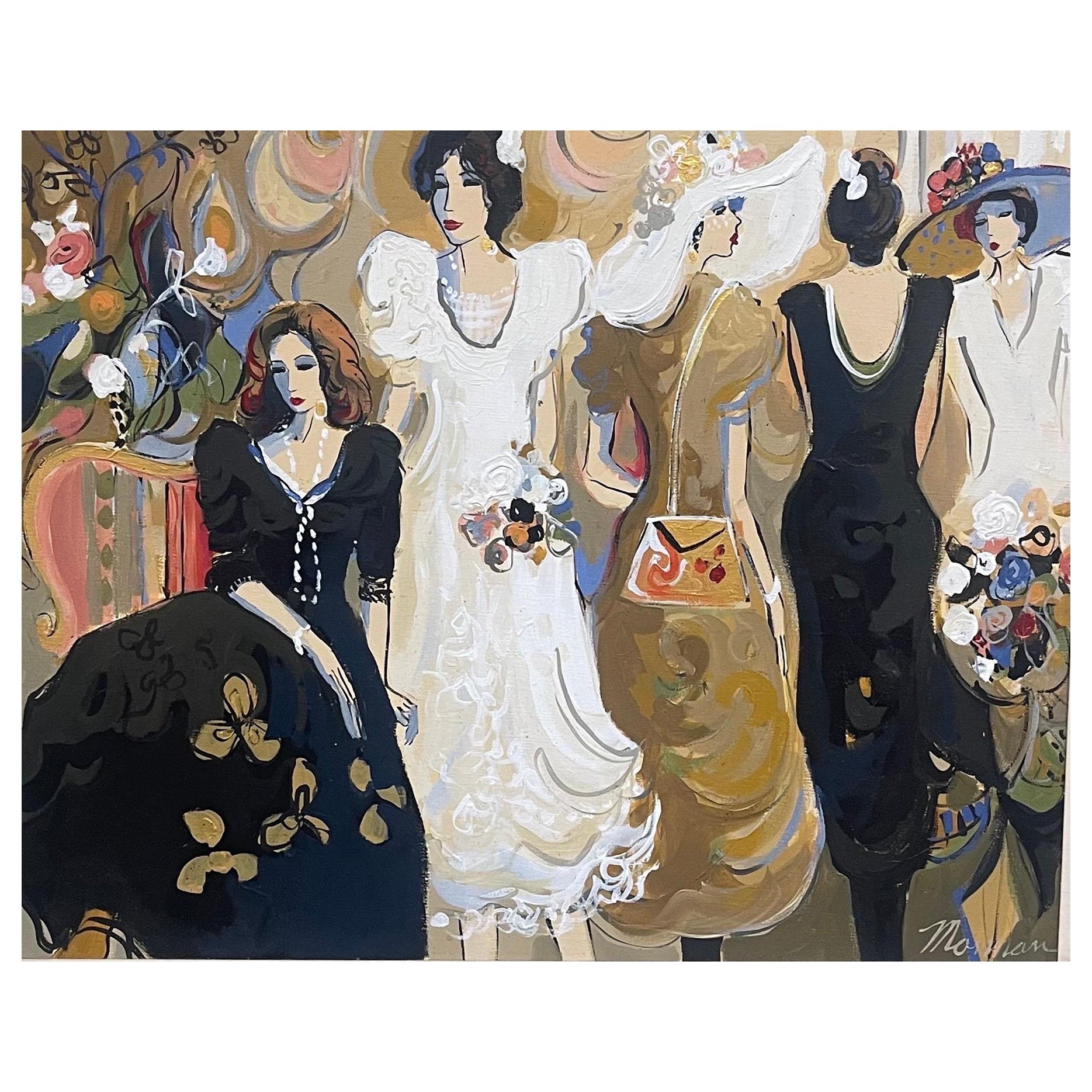 Original Oil on Canvas Painting by Isaac Maimon For Sale