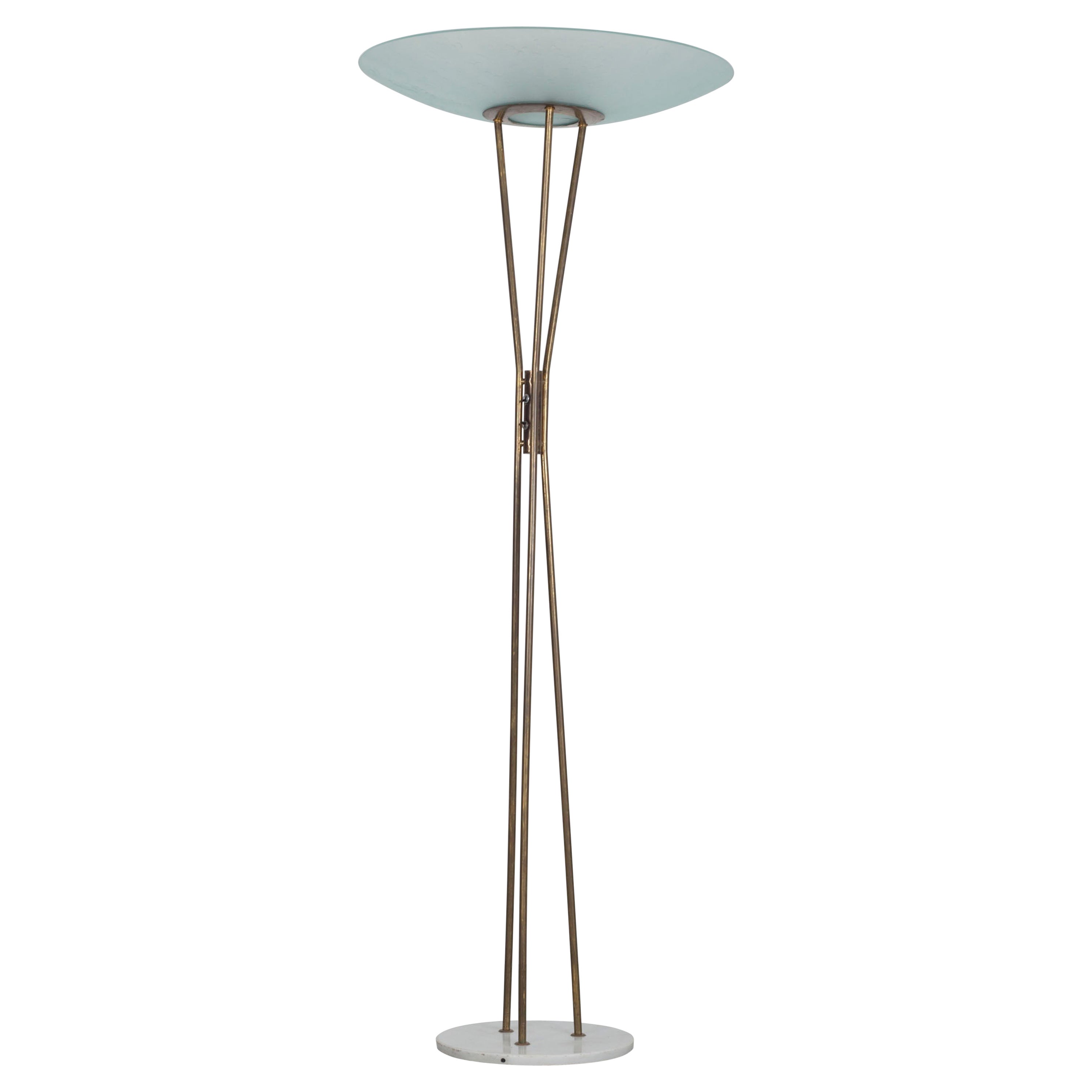 Gateano Scolari Stilnovo Italian Floor Lamp from the 50s For Sale