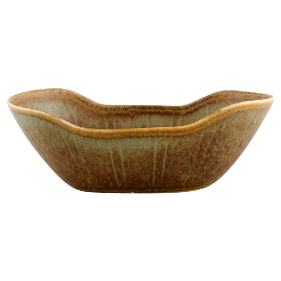 Gunnar Nylund '1904-1997' for Rörstrand, Bowl in Glazed Ceramics, Mid-20th C For Sale