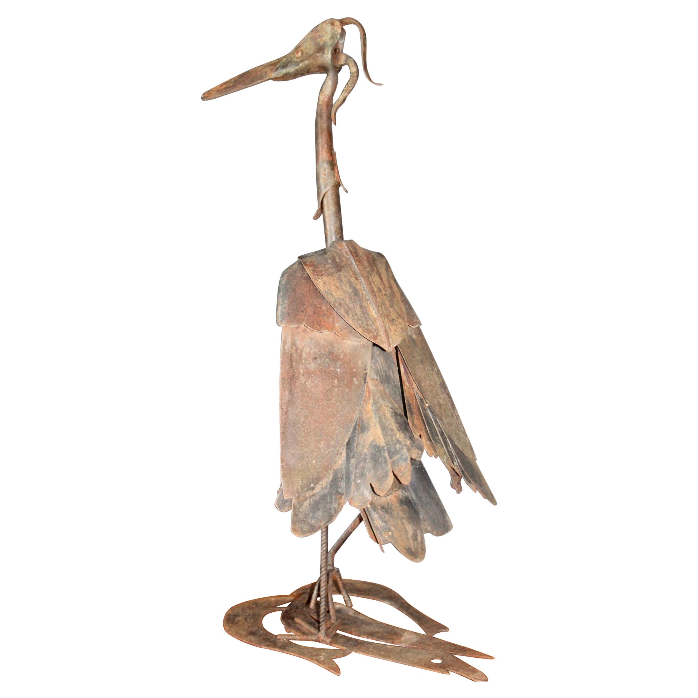 Big Metal Bird Sculpture