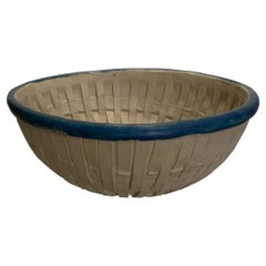 Large David Gil Bennington Lattice Work Pottery Bowl