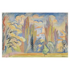 André Lhote, Les Pins Devant Mirmande, circa 1928-1930