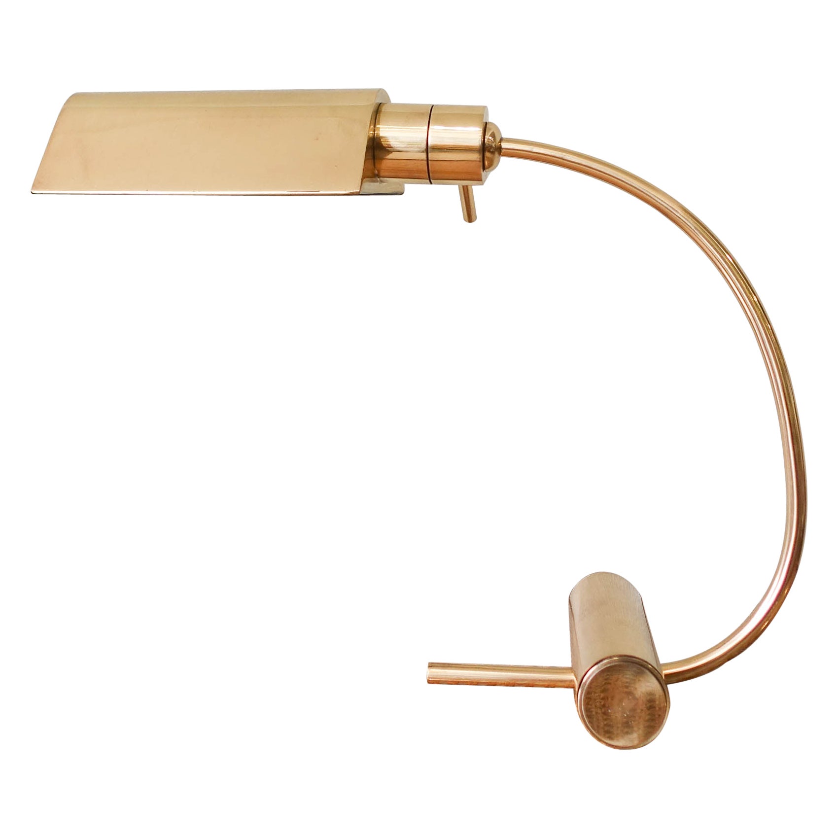 Brass Table Lamp from Boulanger, 1970's For Sale