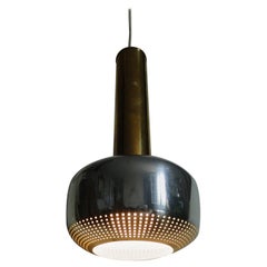 Vilhelm Lauritzen Brass Guldpendel Lamp Pendant for Louis Poulsen 