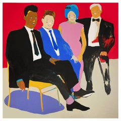 'He Brought His New Wife' Portrait Painting by Alan Fears Pop Art