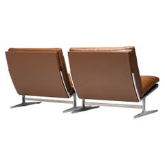 Pair of BO-561 Chairs in Leather by Preben Fabricius & Jorgen Kastholm