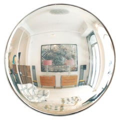 Modern French Wall-Mounted Convex Mirror