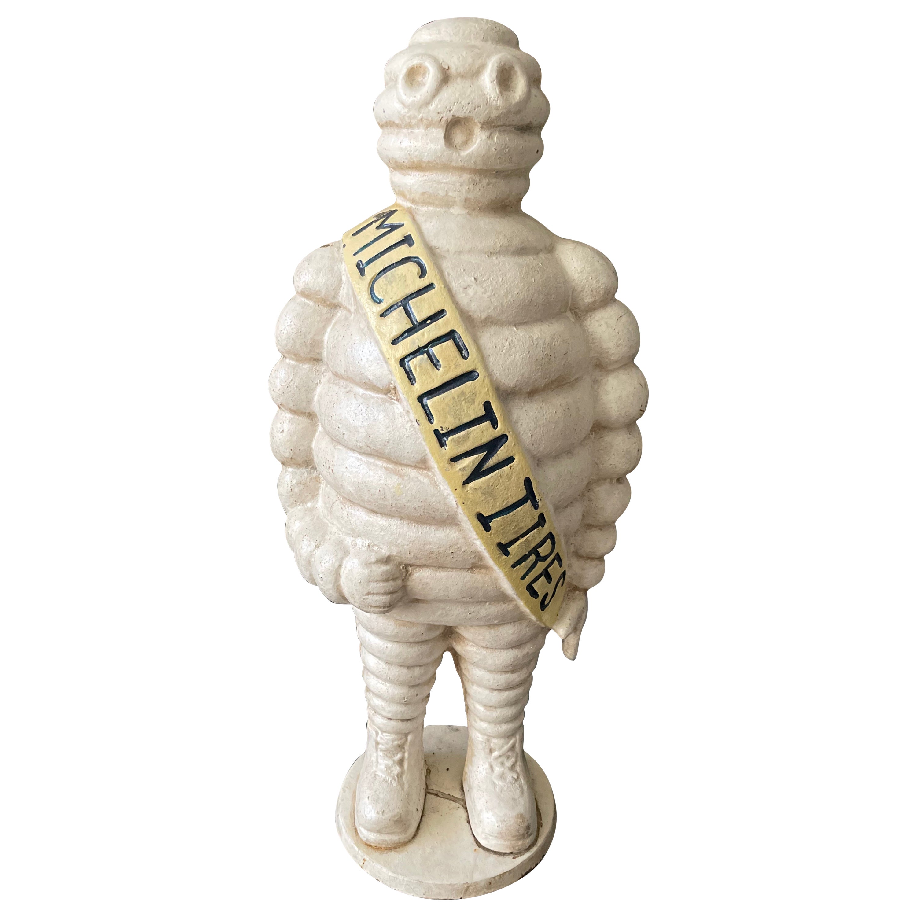 Sculpture publicitaire d'un homme Bibendum Michelin