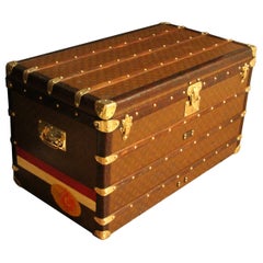 Baule Louis Vuitton del 1920 con monogramma, Baule a vapore Louis Vuitton