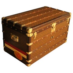 Vintage 1920's Louis Vuitton Trunk in Monogram, Louis Vuitton Steamer Trunk