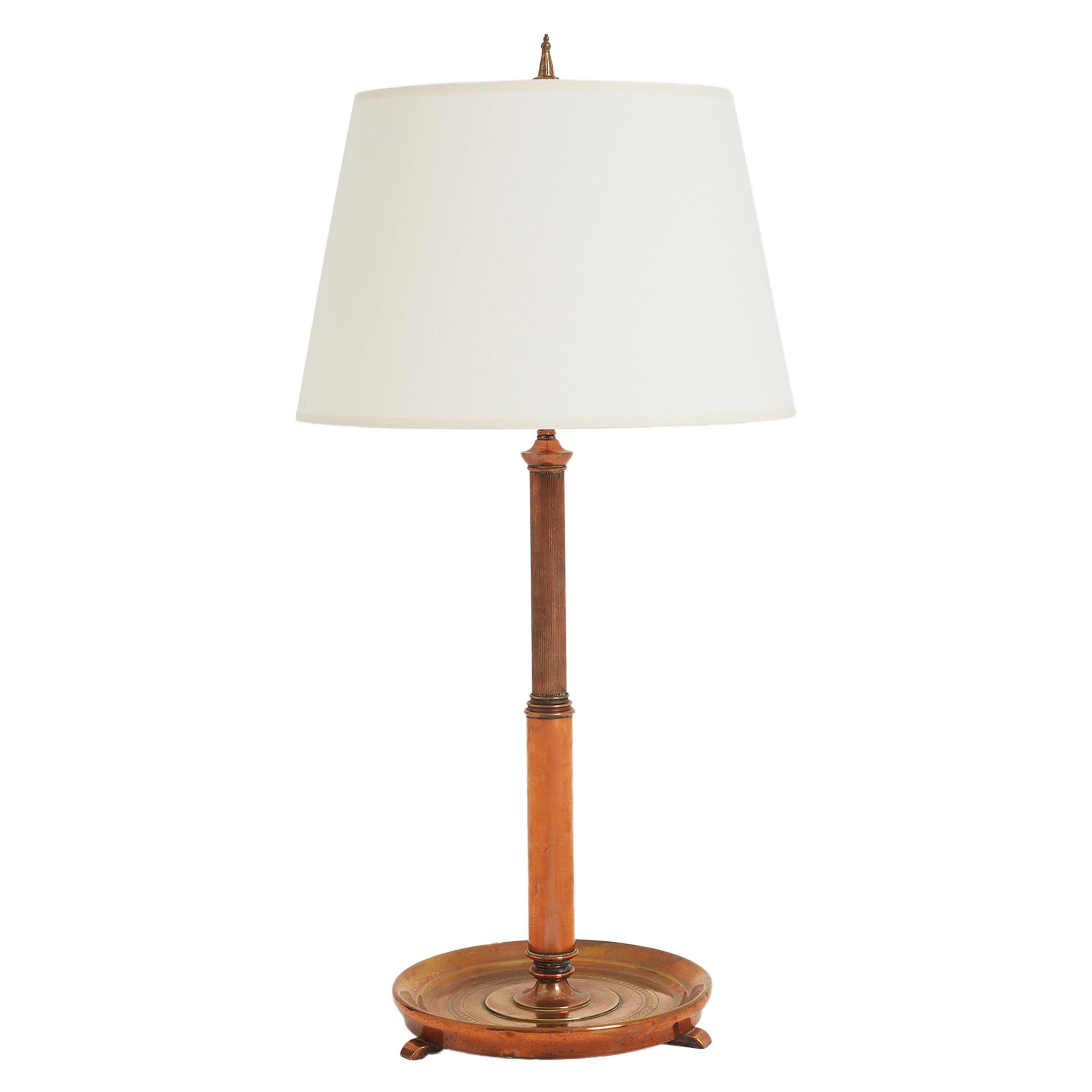 Early 20th Century Copper Table Lamp