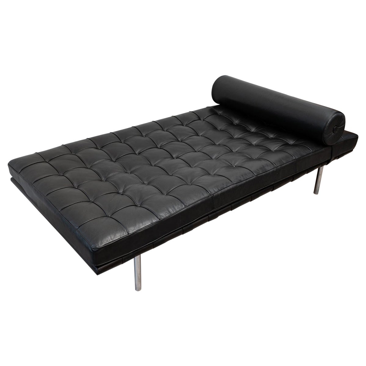 Ludwig Mies van der Rohe, Knoll International, Barcelona Daybed Black Leather