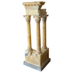 Alabaster Grand Tour Model of the Temple of Vespasian