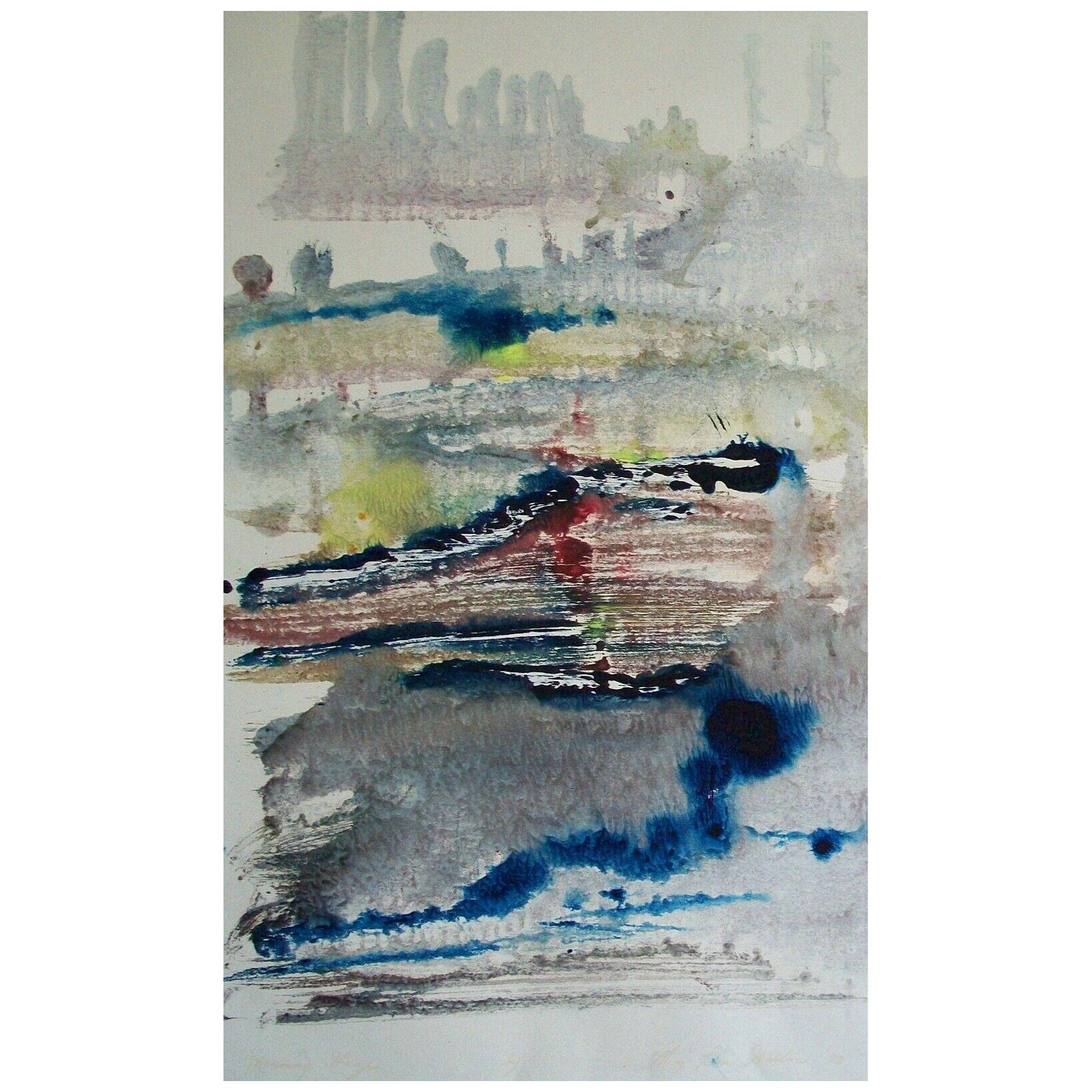 M. L. Wallace, 'Morning Haze', Modernist Watercolor Painting, Canada, 1972 For Sale