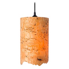 Limited Edition Karelian Burl 6" Pendant with Live Edge