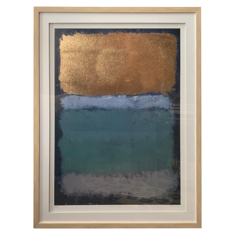 Modern Art Silkscreen Print Inspired by “Rothko” Signed / Numbered