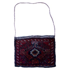 Sac à sel ouzbek vintage fait à la main, années 1960, 1C952
