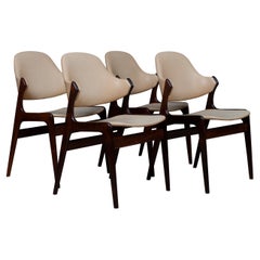 Set of Dining Chairs by Ejvind a Johansson, Ivan Gern Møbelfabrik