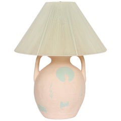 Used Southwestern Earthenware Amphora Table Lamp
