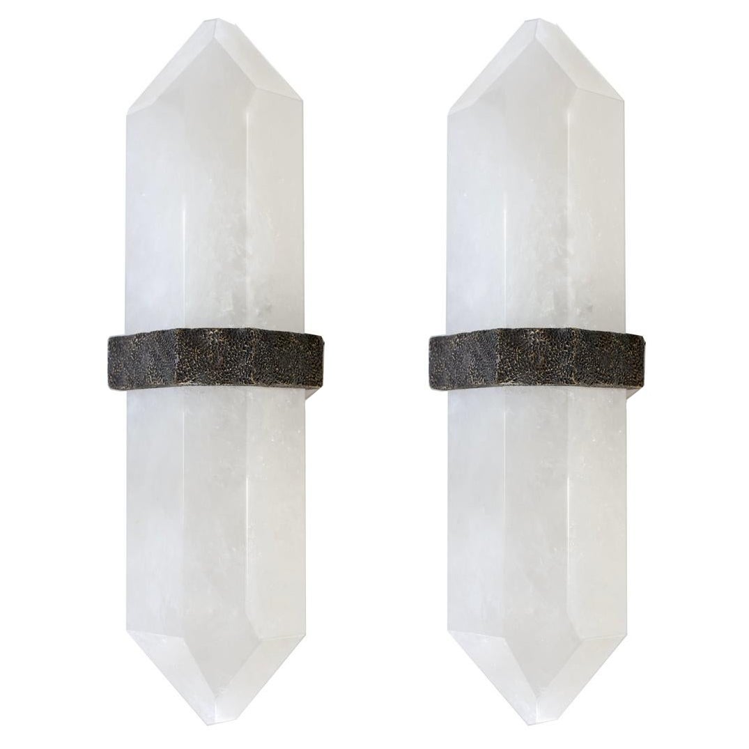 DSH Rock Crystal Sconces by Phoenix