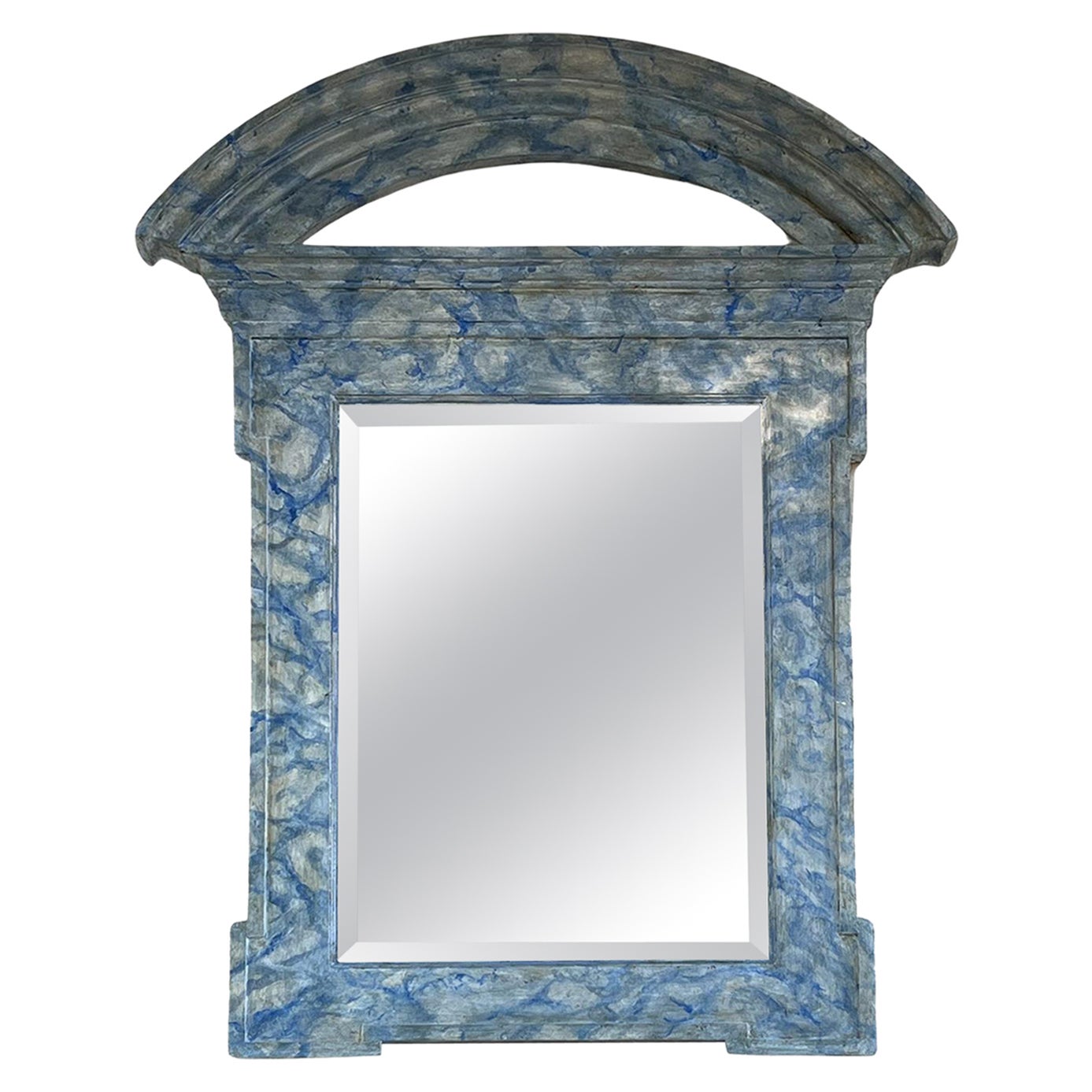 20th Century Portuguese Painted Mirror For Sale