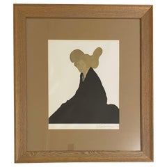 Hopi Maiden by Norma Andraud Contemporary Native American Art Natural Wood Frame