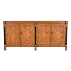 Baker Furniture Französisches Empire-Sideboard oder Barschrank aus Nussbaumholz