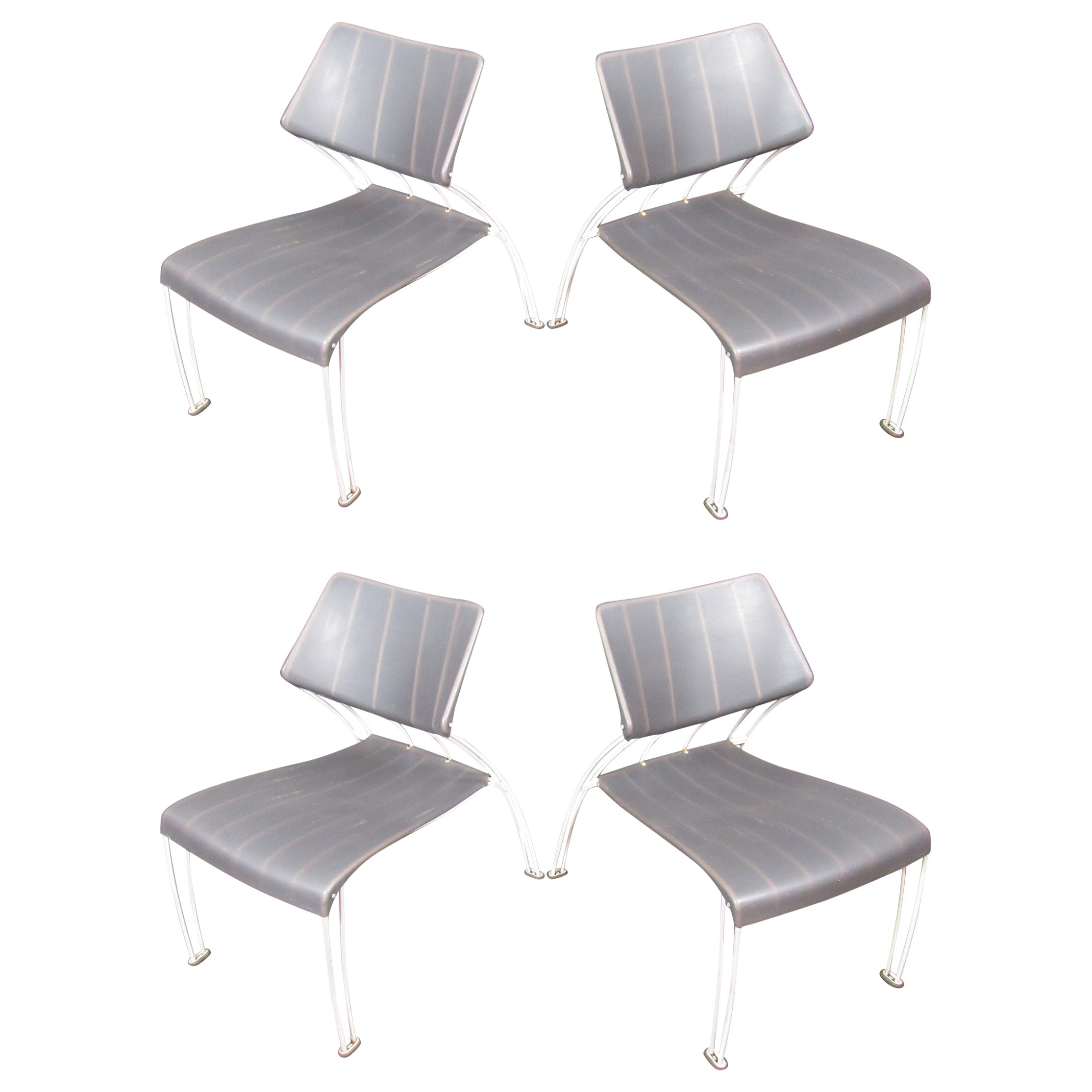 Set of 4 Monika Mulder Vintage "Hasslo" Chairs  For Sale