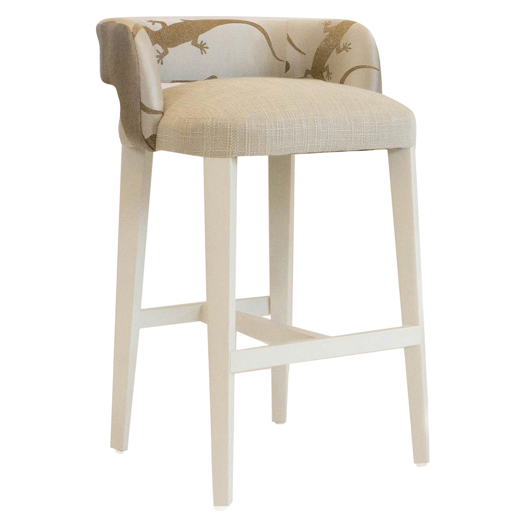 Modern Open Low Back Bar & Counter Stool For Sale