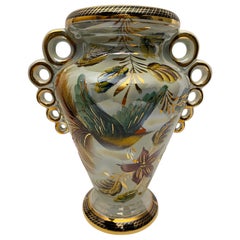H. Bequet Quaregnon Porcelain Vase, Celadon