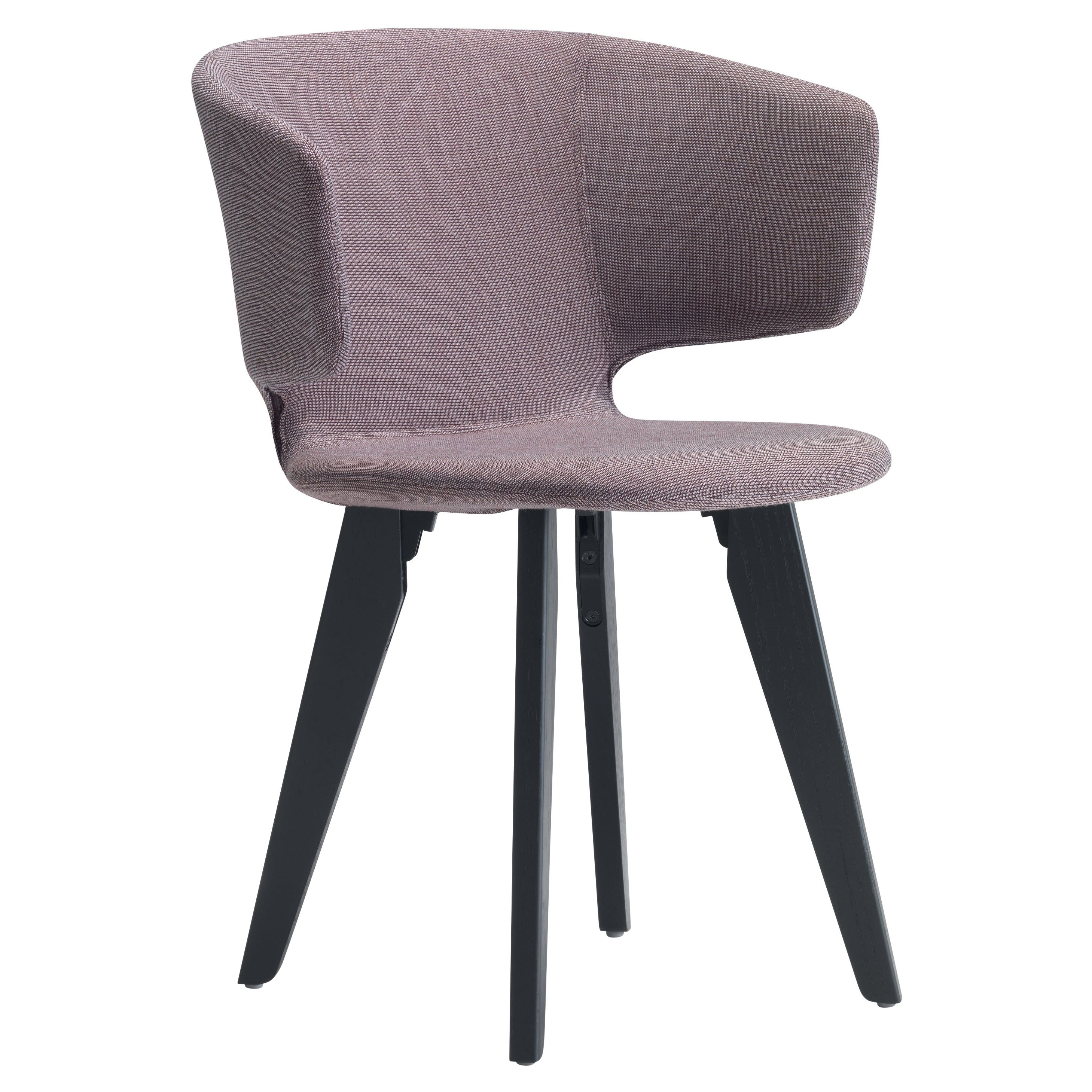 Alias 565 Taormina Chair in Purple & Black Stained Oak Frame by Alfredo Häberli For Sale