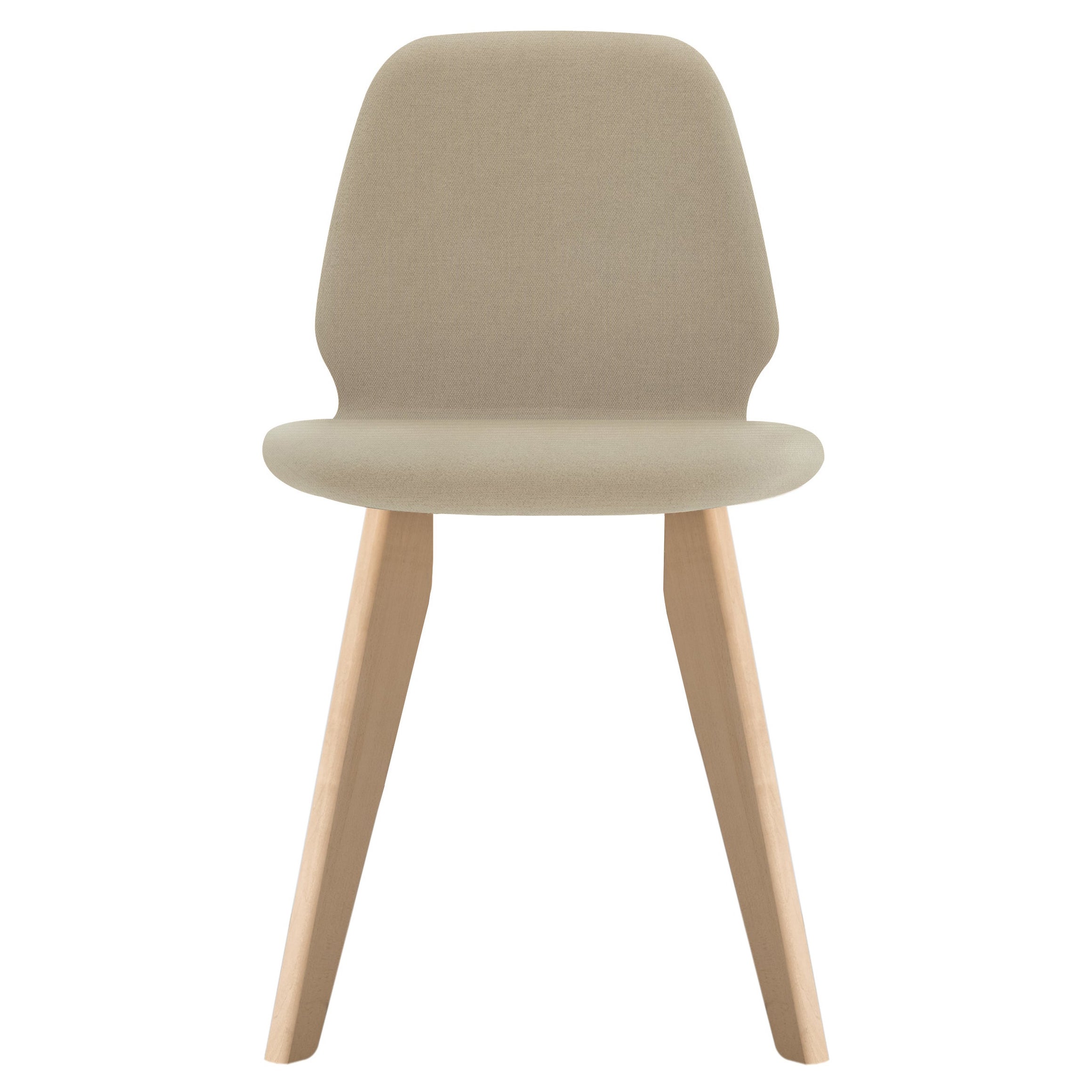 Alias 571 Tindari Wood Chair in Beige Seat with Oak Frame by Alfredo Häberli