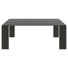 Alias 053 Hiwood Small Table with Dark Oak Top by Gabriele e Oscar Buratti