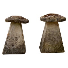 A Pair of Large 19th Century Staddle Stones