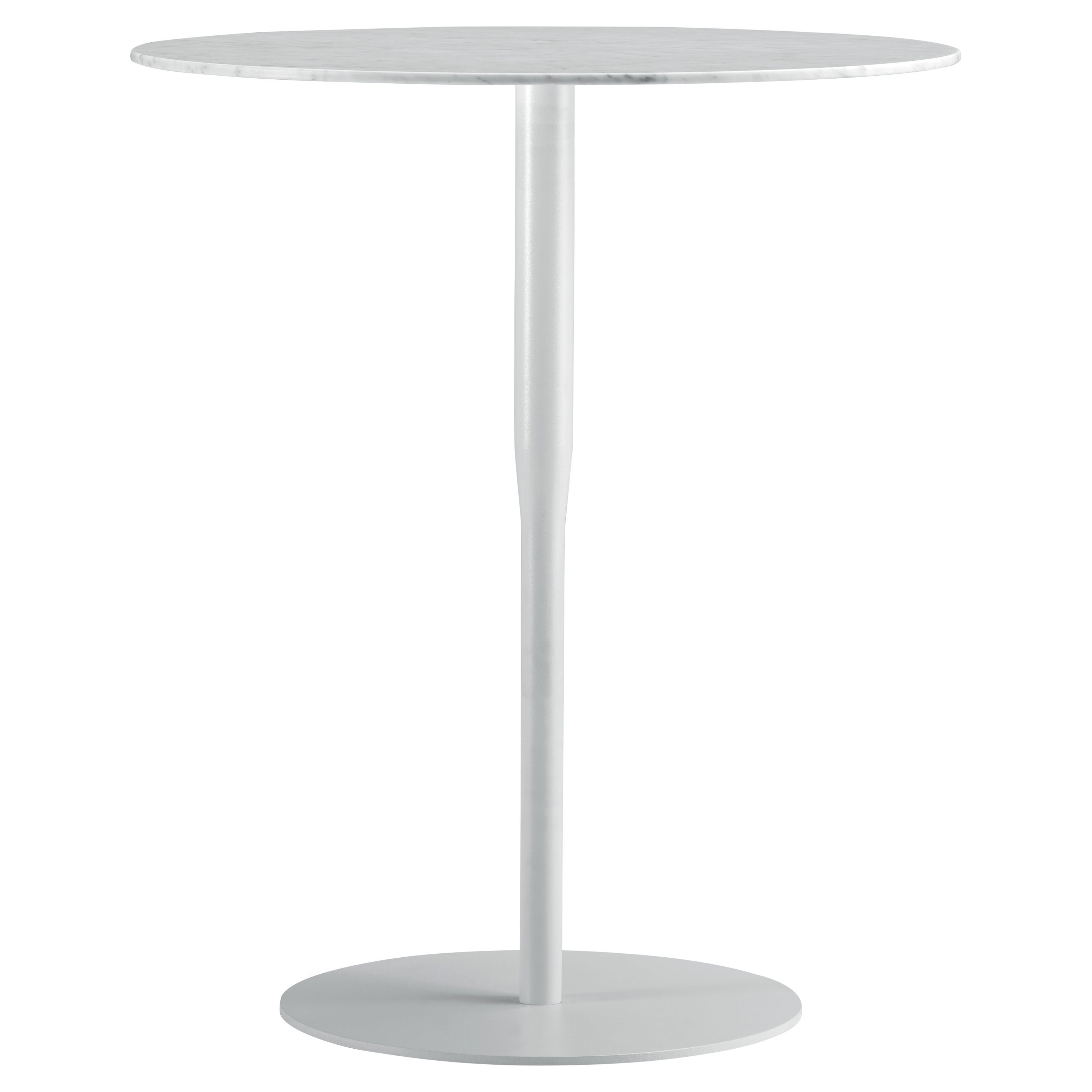 Alias Round Large Atlas Low Table H in Natural Maple Top & Lacquered Steel Frame