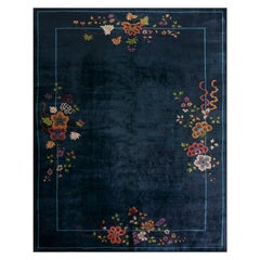 Antique 1920s Chinese Art Deco Carpet ( 9' x 11'4" -  275 x 345 cm )