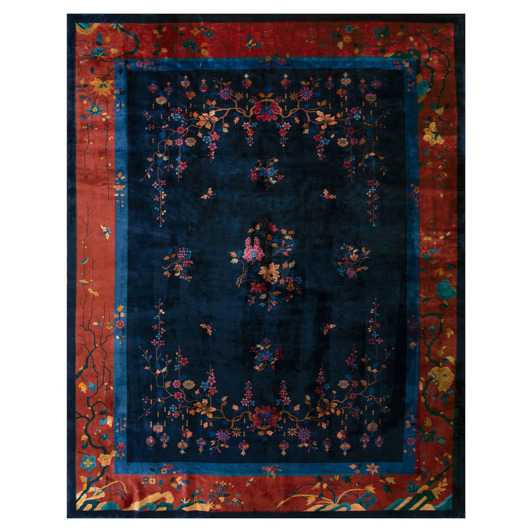 1920s Chinese Art Deco Carpet ( 11'2" x14'6" - 340 x 442 ) For Sale