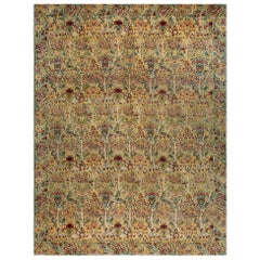 Tapis persan de Téhéran du 19ème siècle ( 9'8" x 12'6" - 295 x 382 )