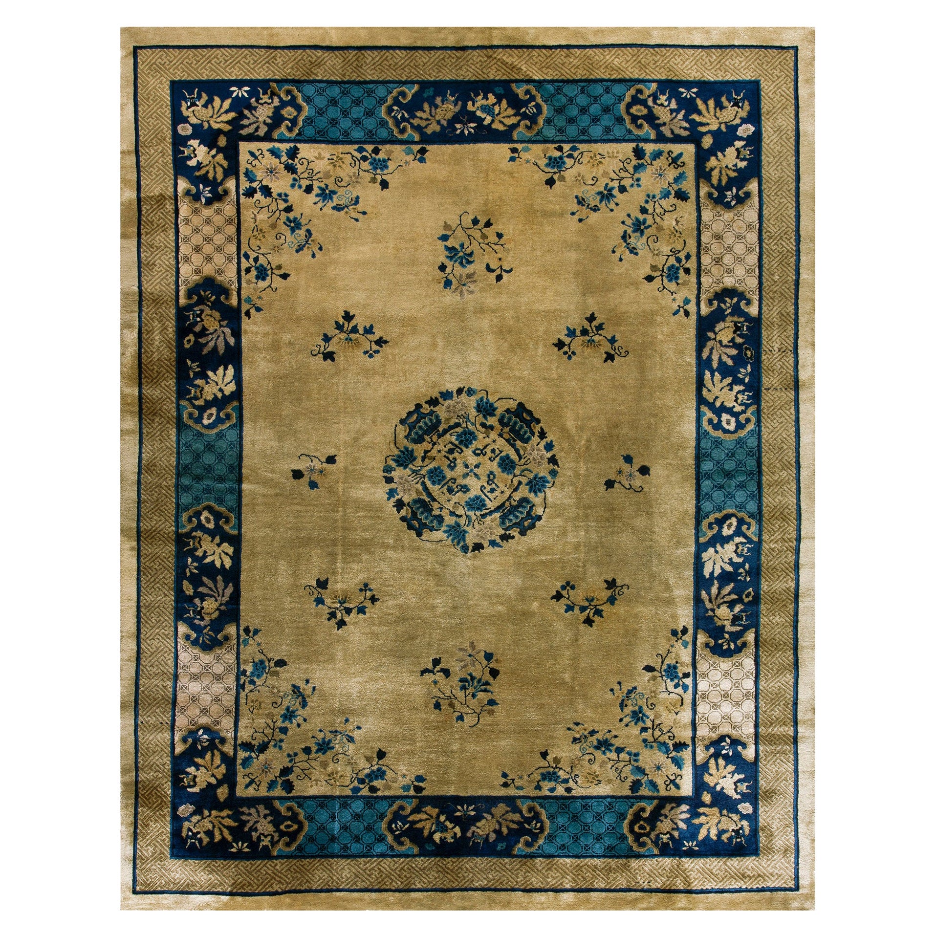 Early 20th Century Chinese Peking Carpet ( 8'10'' x 11'5'' - 270 x 348 )