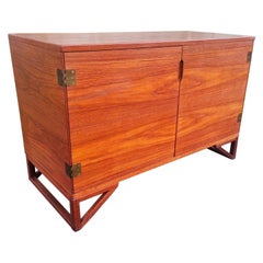 Svend Langkilde Mid-Century Modern Teak Schrank