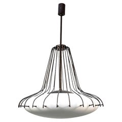 Lampe méduse de design italien des années 1960 dans le style d'Angelo Lelli