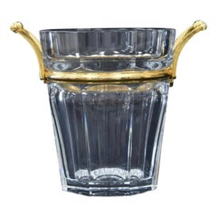 Vintage Modern Baccarat Moulin Rouge Harcourt Crystal Champagne Cooler Ice Bucket Vase