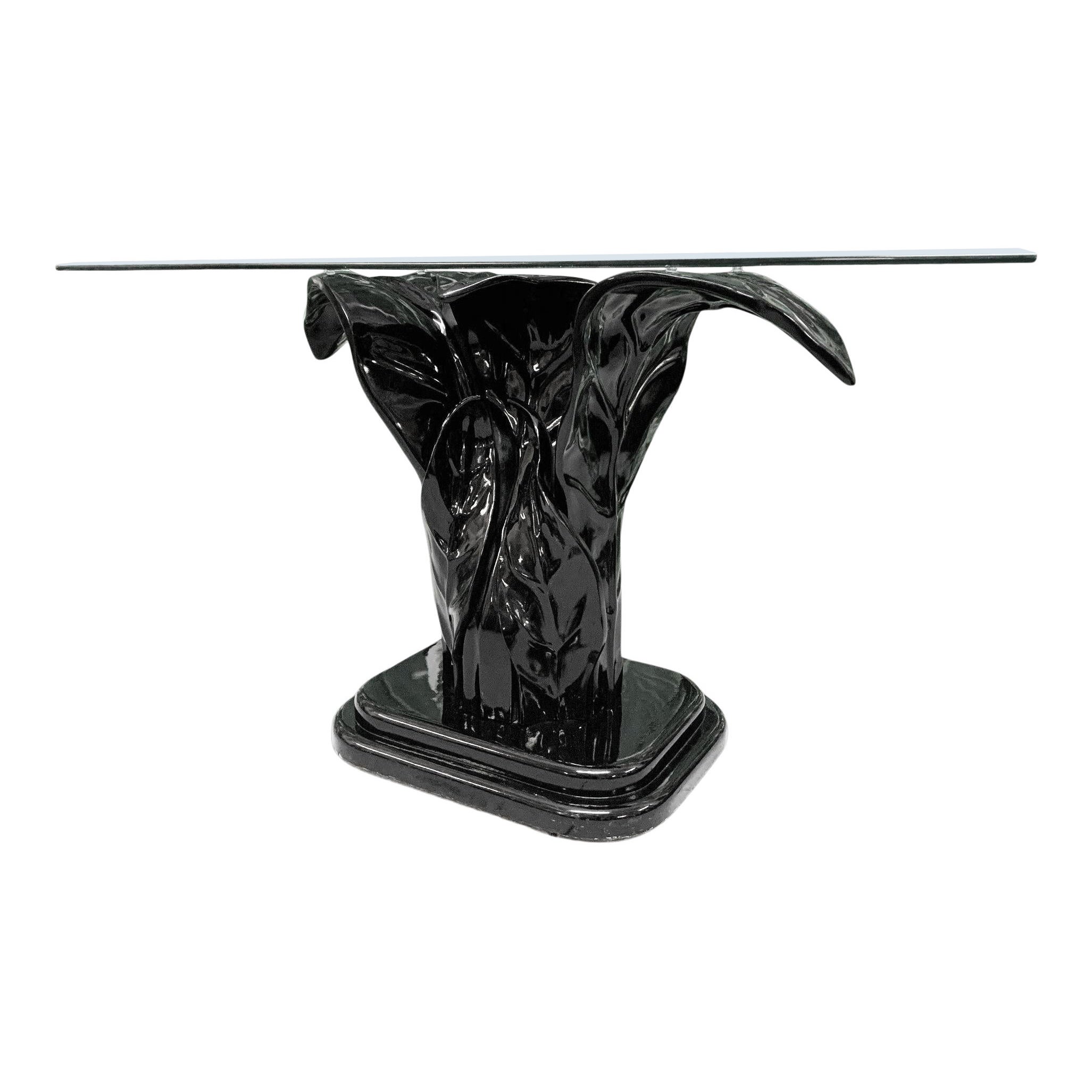 Serge Roche Sculptural Plume Console Attributed to Serge Roche For Sale
