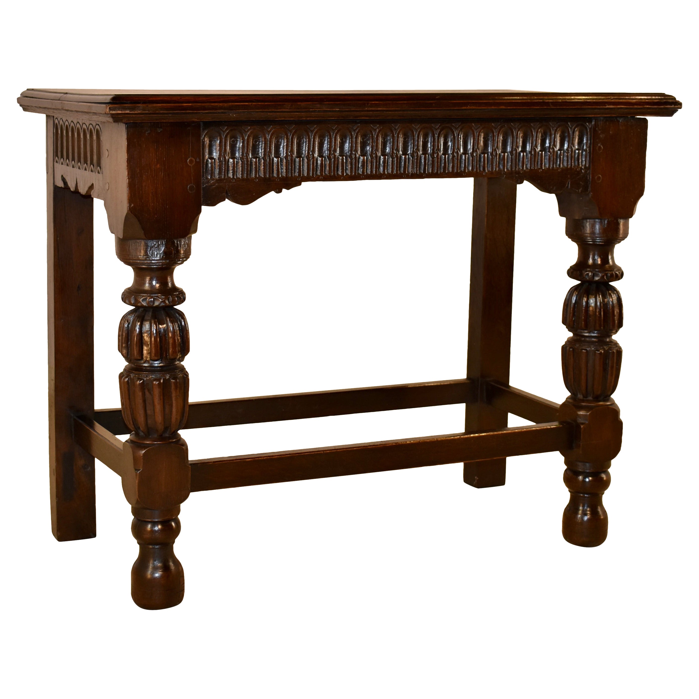18th Century English Oak Console or Serving Table