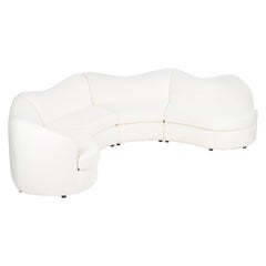 Curved 1980's Wave Sofa
