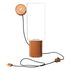 Minimalistische brasilianische handgefertigte Lampe „Ponta“ von Dimitrih Correa