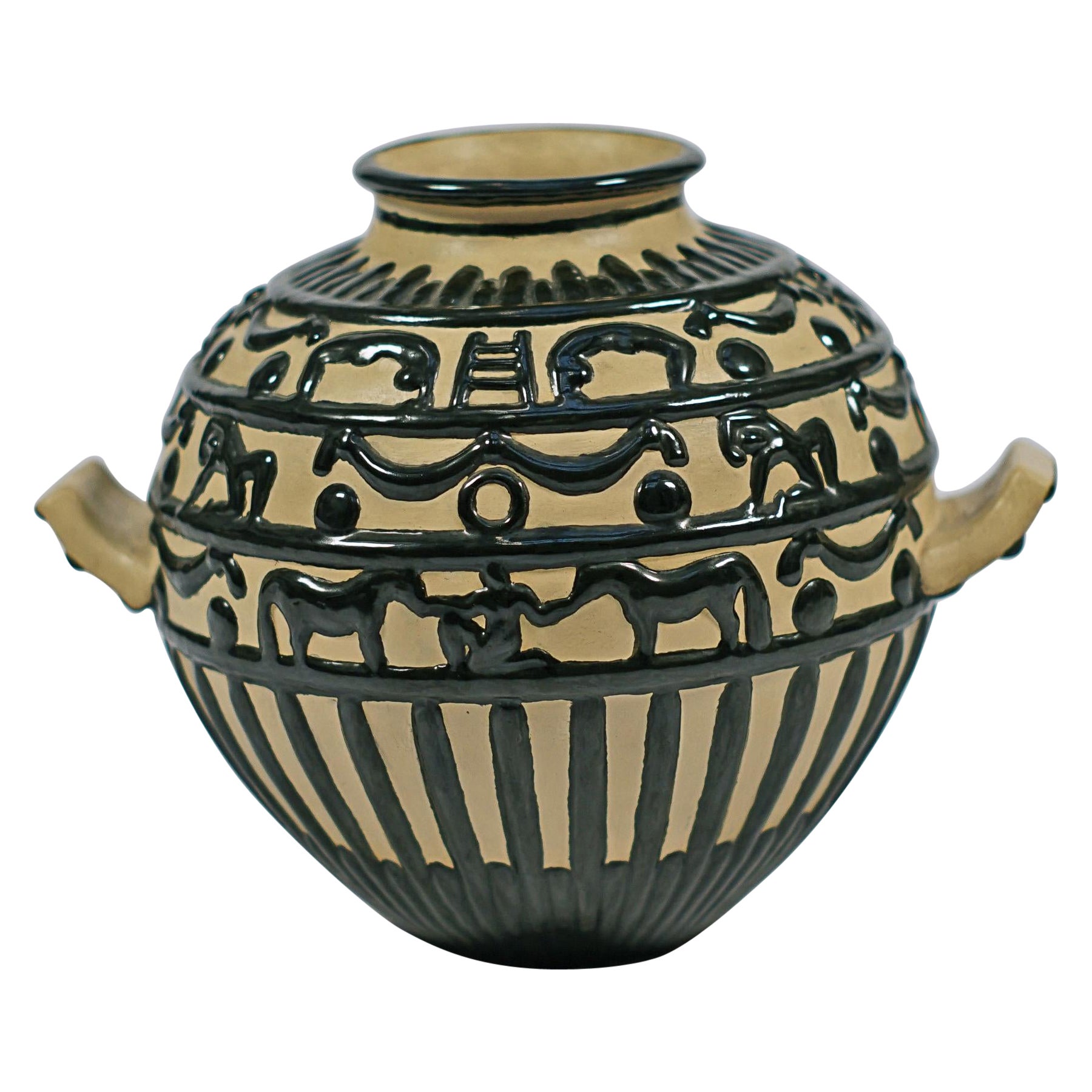 Circus Ceramic Vase by Gio Ponti For Sale