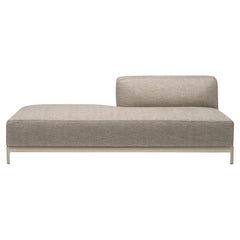 Alias P41 Aluminium-Sofa mit weicher Polsterung und eloxiertem Goldrahmen